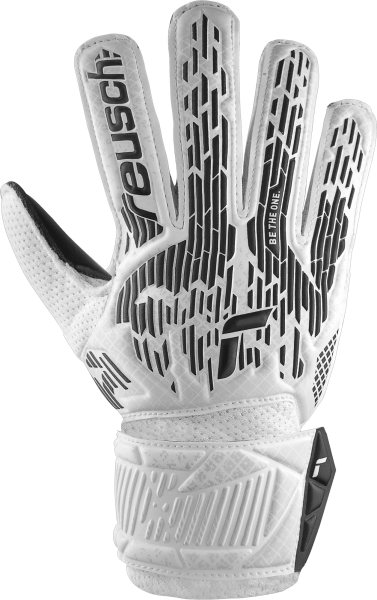 Reusch Attrakt Solid 5470016 1101 white black front